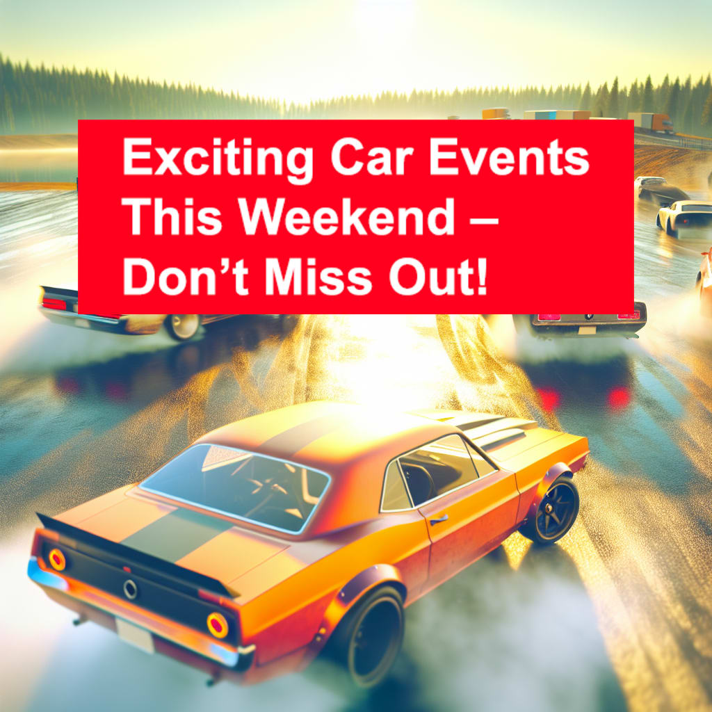 Upcoming Events this Weekend (Feb 27-28, 2026): Experience the Thrill of Drifting and Iconic American Cars