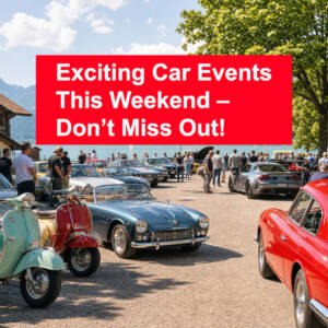 Upcoming Events this Weekend (May 23-24, 2026): From Classic Cars and Supercars to Scooter Culture and High-Speed Action