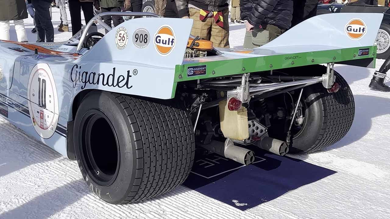 Gulf-Liveried Porsche 908/3: A Rare Masterpiece on Ice