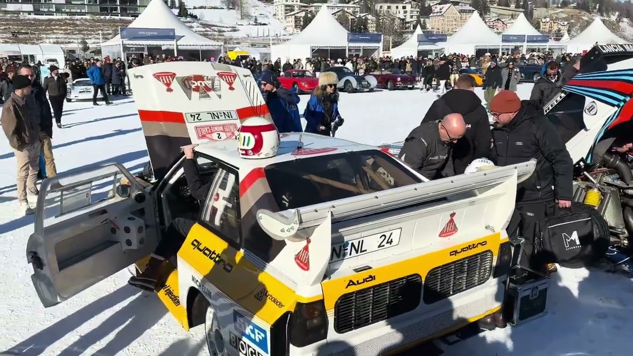 Classic Cars Thrill on St. Moritz Ice Track