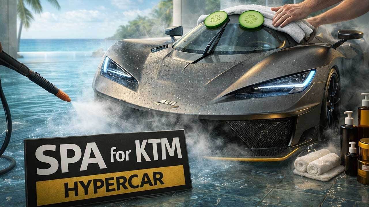 Eco Steam Detailing on a KTM Hypercar