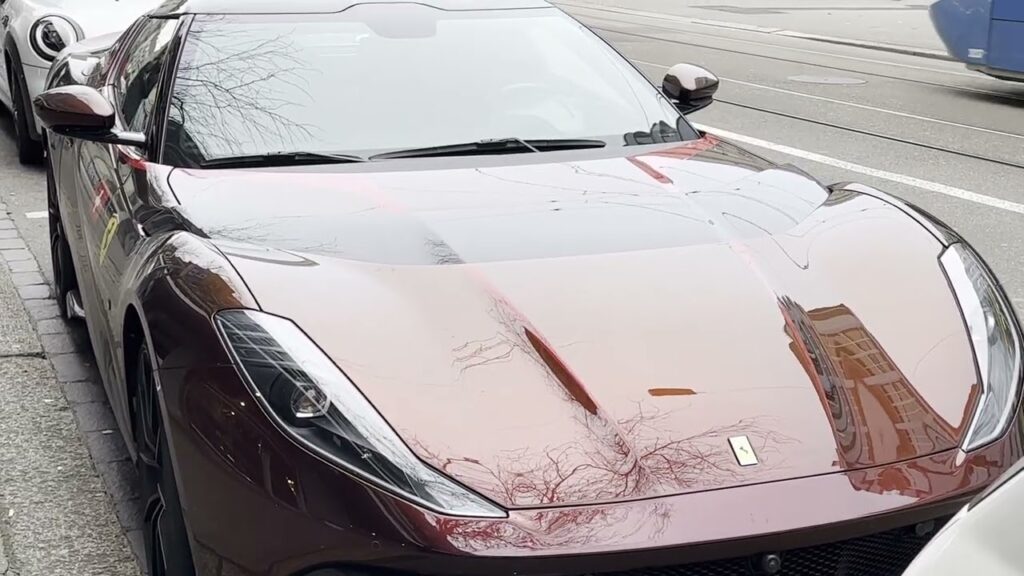 Spotting a Rare Ferrari 812 Aperta Roars in Zurich