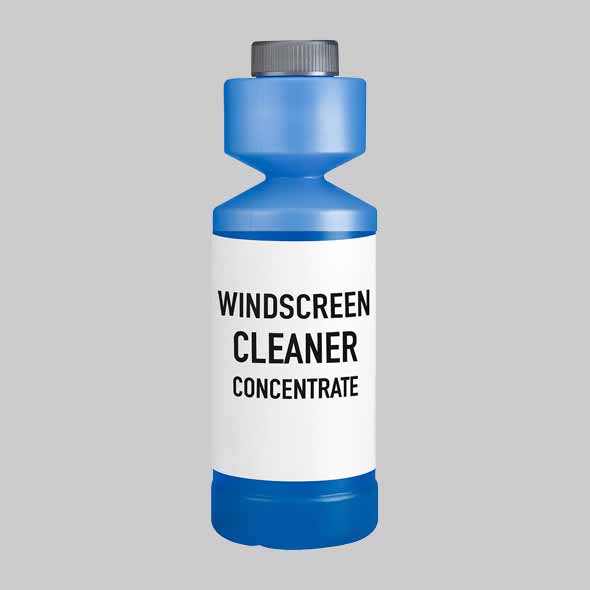 Windscreen cleaner concentrate for crystal clear view