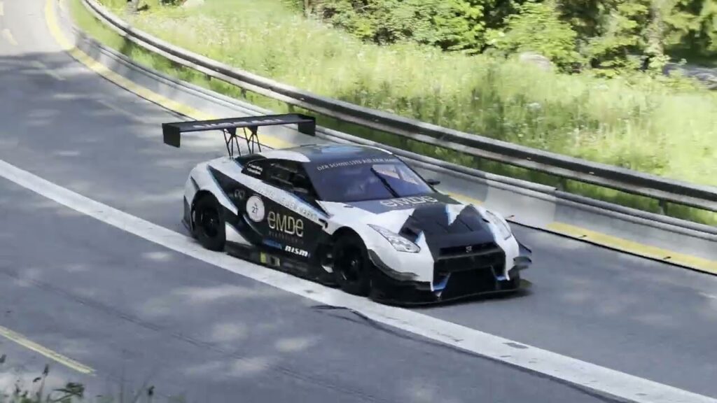 Nissan GT-R Conquers Lenzerheide Mountain Course
